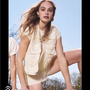 [GLOWNY] SS 24 GG LACE CARGO VEST